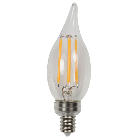 CA10 LED Dimmable E12 Candelabra T20