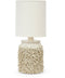 Colette Table Lamp, White