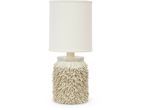 Colette Table Lamp, White