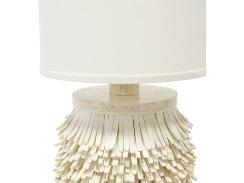 Colette Table Lamp, White