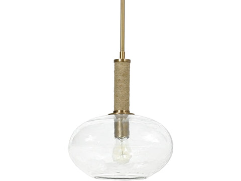 Bronson Glass Pendant Wide
