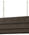 EVERLY RECTANGULAR CHANDELIER, ESPRESSO