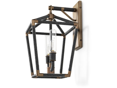 Hollister Outdoor Sconce, Medium, Black