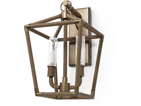 Hollister Outdoor Sconce, Medium, Natural