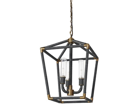 Hollister Outdoor Chandelier, Small, Black