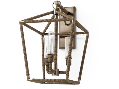 Hollister Outdoor Sconce, Large, Natural