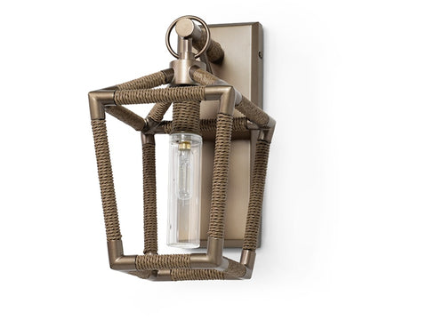 Hollister Outdoor Sconce, Small, Natural