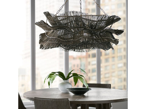 Miramar Chandelier, Grey