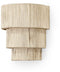 Everly 3 Tiered Sconce, Natural