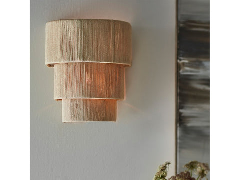 Everly 3 Tiered Sconce, Natural