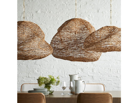 Andorra Wicker Pendant, Small