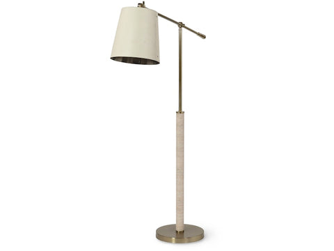 Hendrick Floor Lamp, Cream