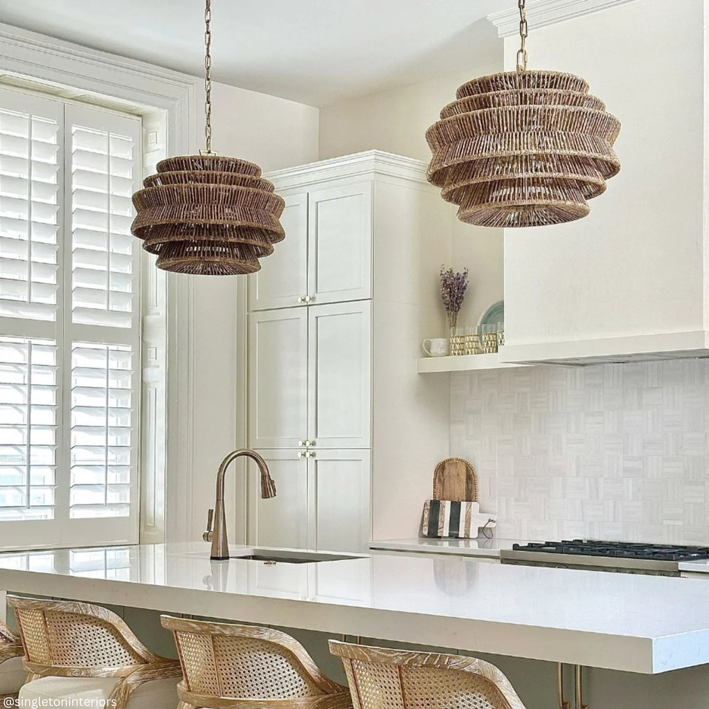 Antigua Lámpara de tambor pequeña 