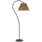 Lámpara de pie arqueada grande Dume 