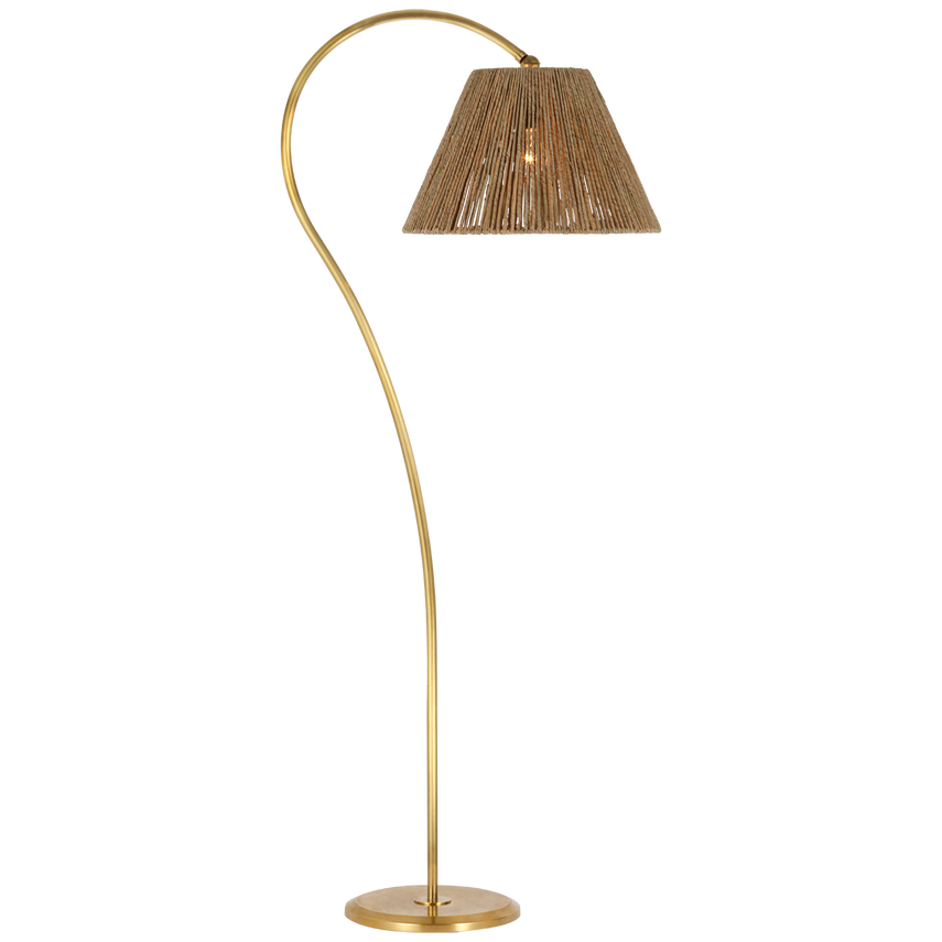 Lámpara de pie arqueada grande Dume 