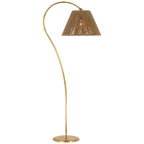 Lámpara de pie arqueada grande Dume 