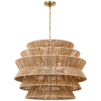 Lámpara de araña de tambor Antigua XL