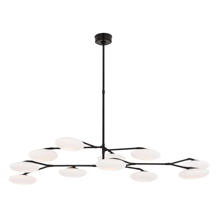 Lámpara de araña Brindille extra grande de dos niveles 