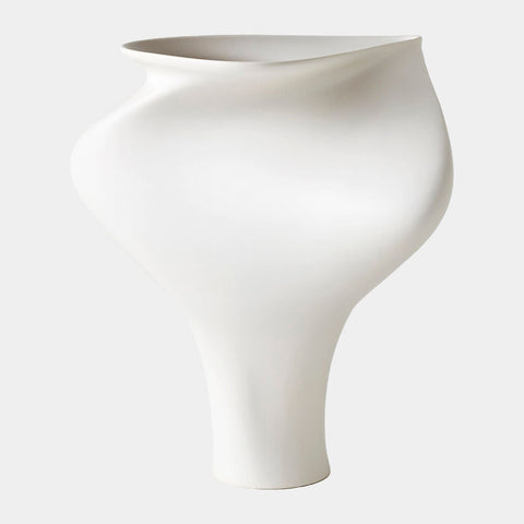 Tranquility Vase-Matte White