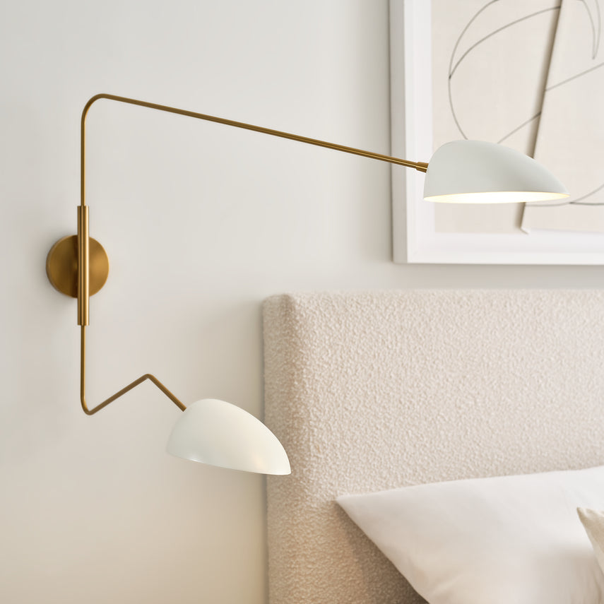 Jane Double Task Sconce