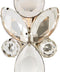 Lloyd Small Jeweled Sconce - Nickel with Clear Crystal