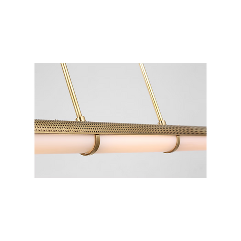 Precision Large Linear Chandelier