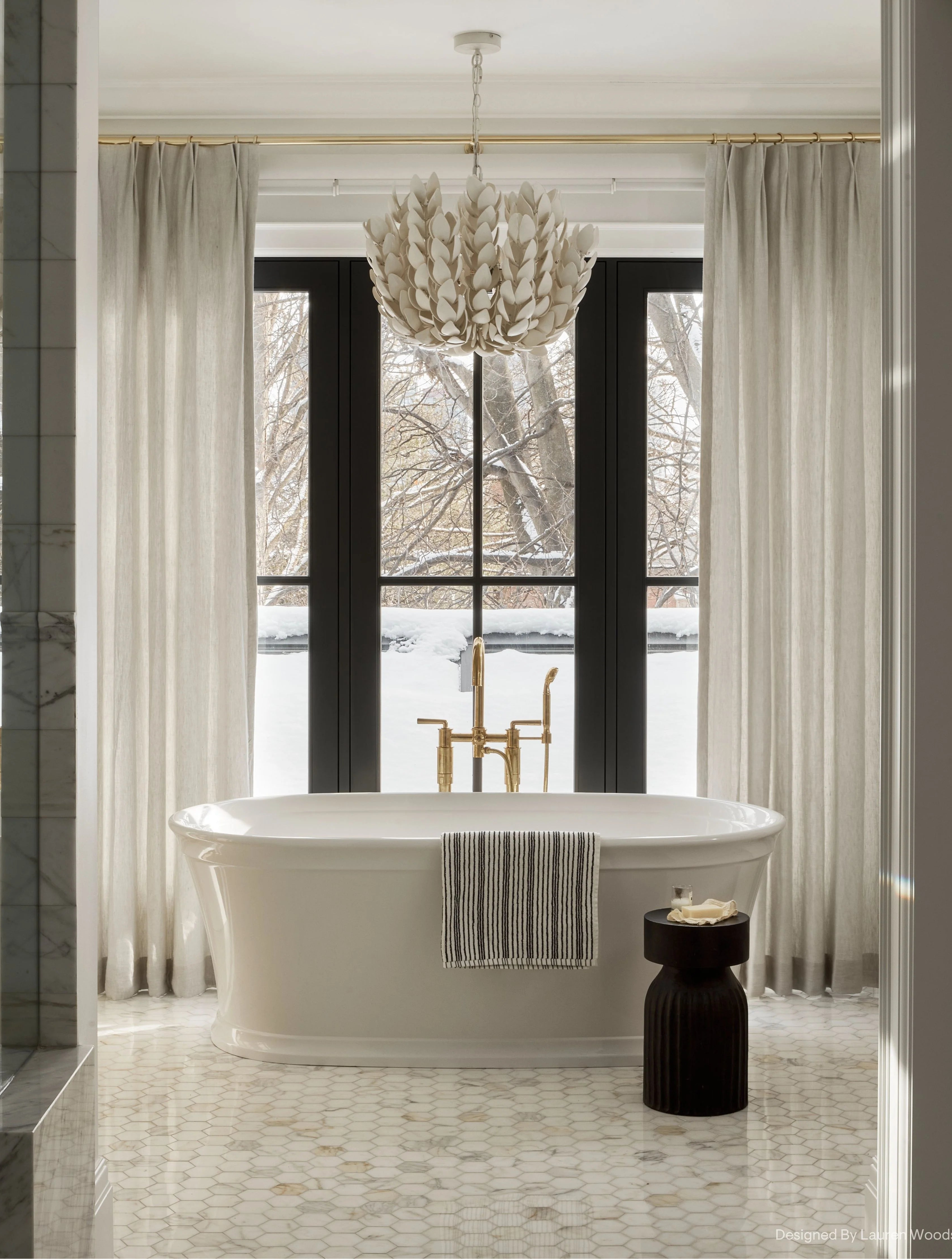 COCO MAGNOLIA OVERSIZED CHANDELIER