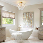 Loire Large Tiered Flush Mount