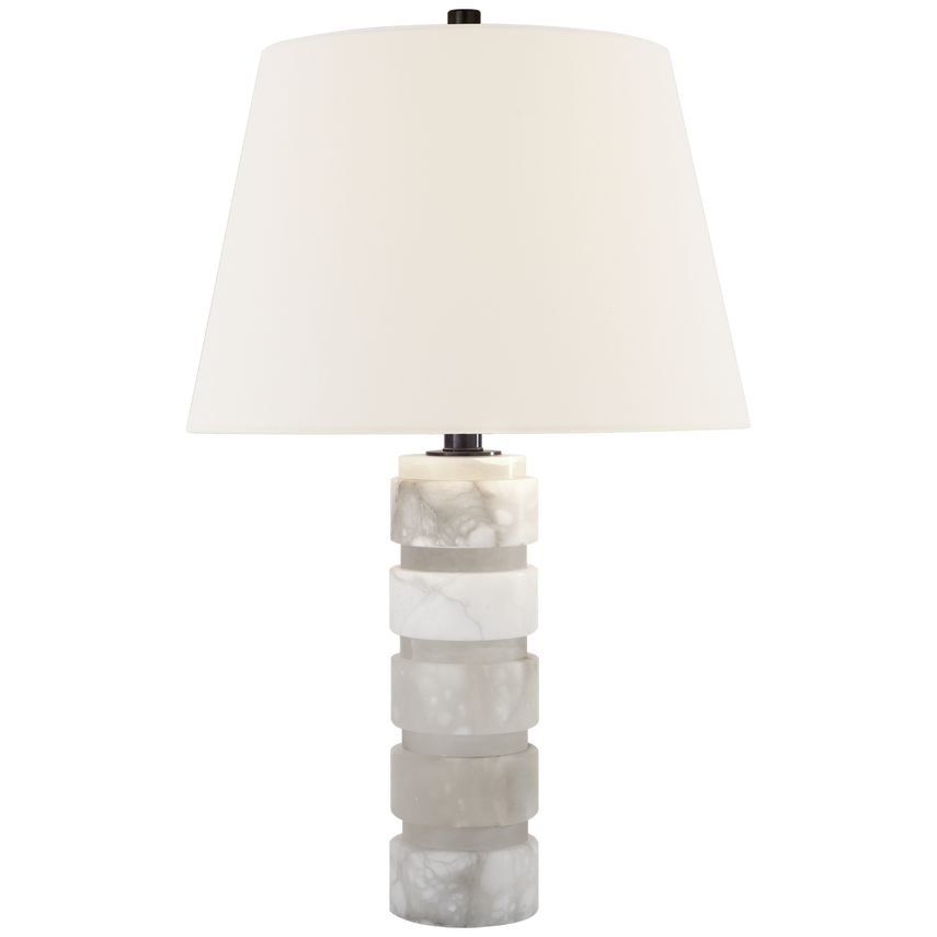 Round Chunky Stacked Table Lamp