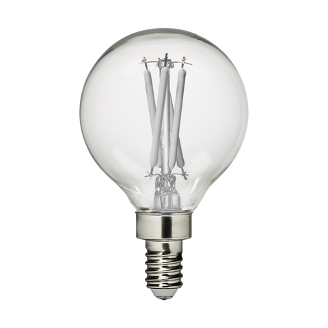 G16.5 LED Dimmable E12 Candelabra Base 120V