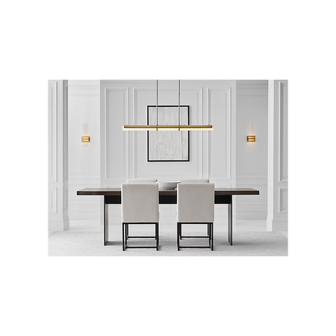 Precision Large Linear Chandelier
