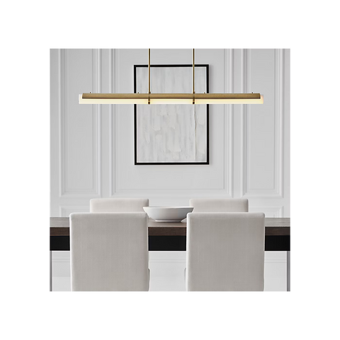 Precision Large Linear Chandelier