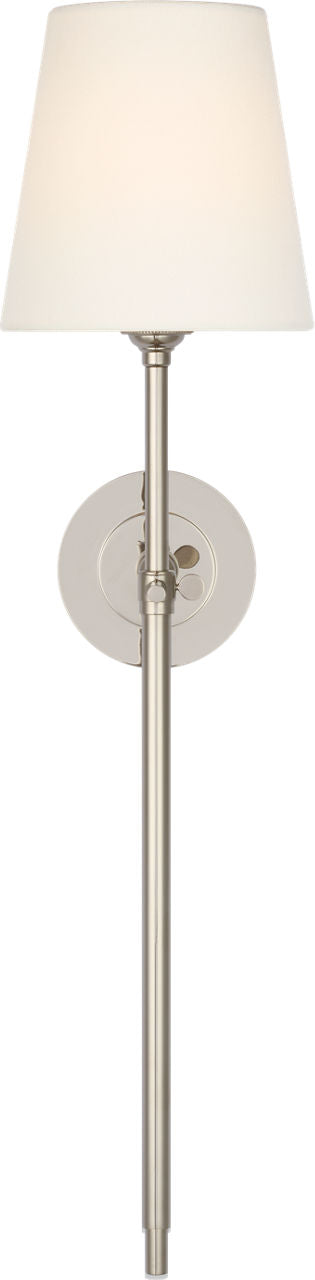 Bryant 27 Cordless Tail Sconce - Polished Nickel