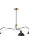 Charlton Large Triple Arm Chandelier