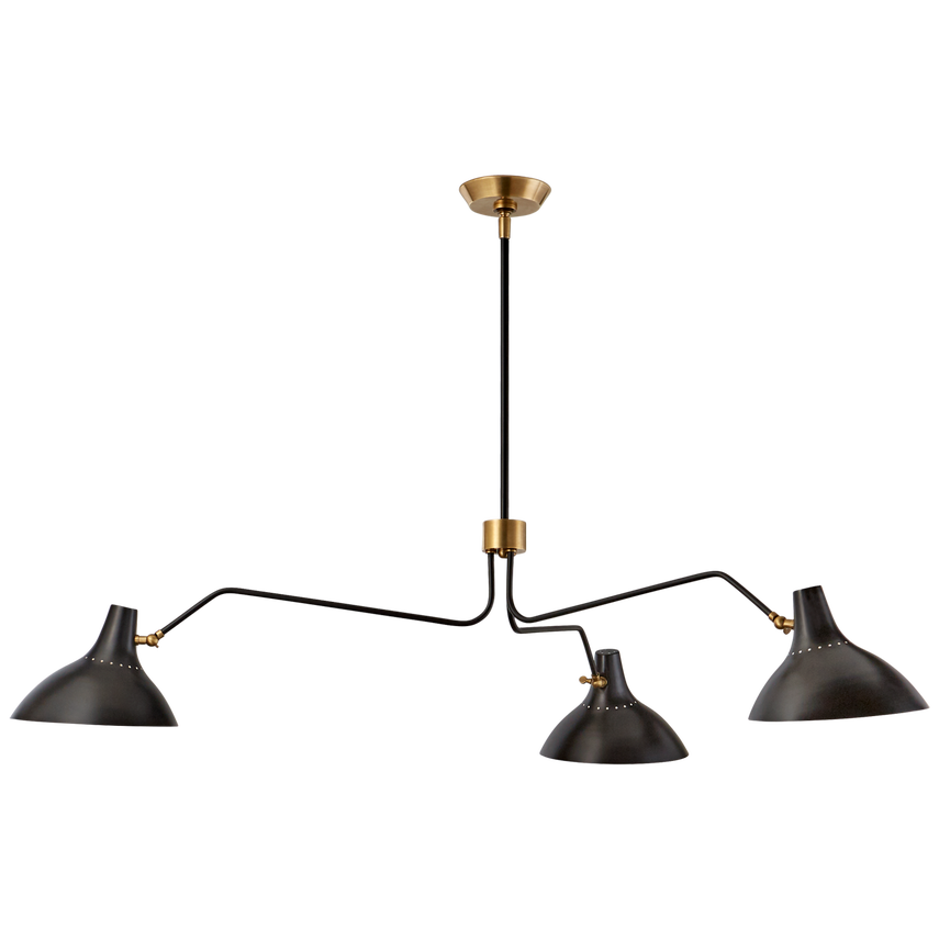 Charlton Large Triple Arm Chandelier