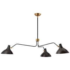 Charlton Large Triple Arm Chandelier