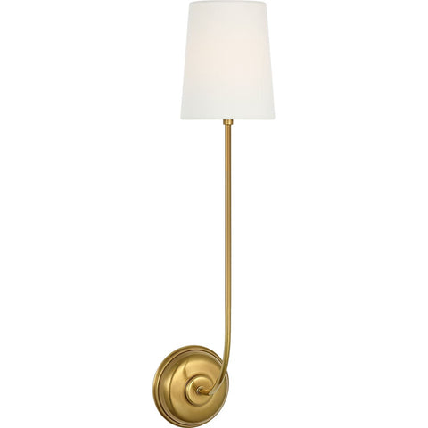 Vendome 26 Single Cordless Sconce - Hand-Rubbed Antique Brass