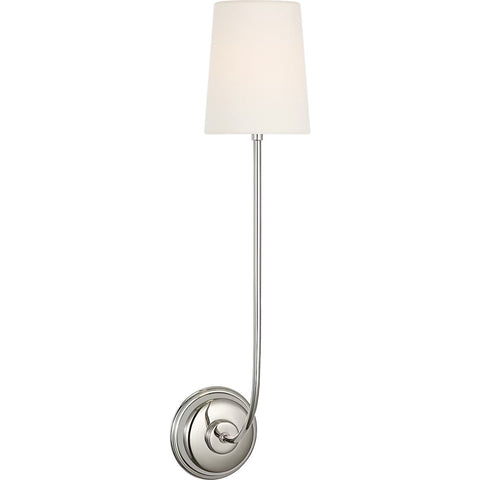 Vendome 26 Single Cordless Sconce - Polished Nickel