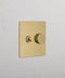 Kew 2G Toggle & Dimmer Switch