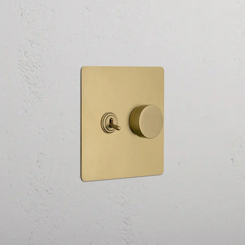 Kew 2G Toggle & Dimmer Switch