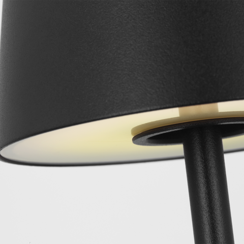 Lámpara de mesa recargable Nevis Accent